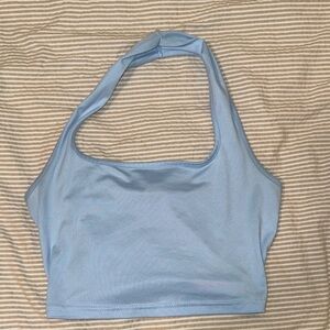 Light Blue Halter Top